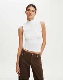 Cotton On - Mock Neck Tank