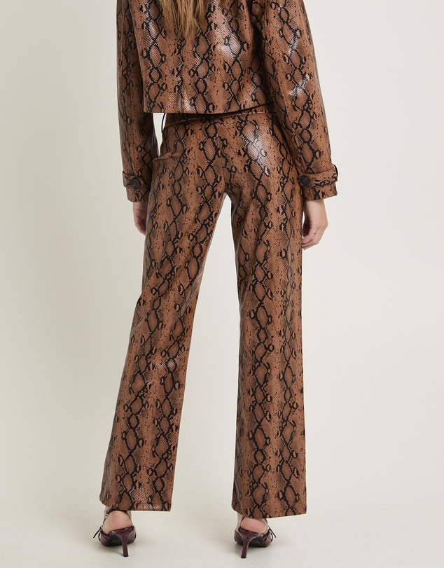 Alice In The Eve - Stassy Snake Faux Leather Pants