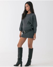 Style Addict - Knit Mini Dress