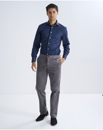 3 Wise Men - 3 Wise Men Cord Trouser - Mid Grey
