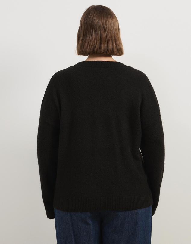 Atmos&Here Curvy - Tiana Fluffy Knit Cardigan
