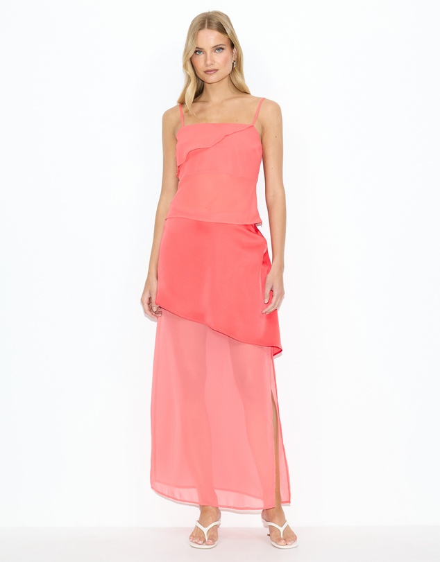 Dazie - Harper Satin Maxi Skirt