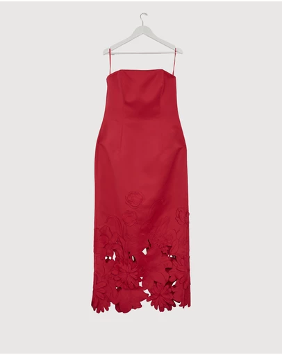 Revibe - Repaired LEO LIN Rayna Applique Bustier Maxi Dress - AU 14