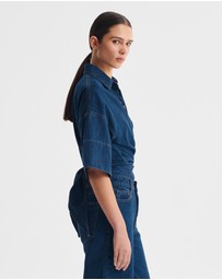 Morrison - Tatum Denim Wrap Shirt