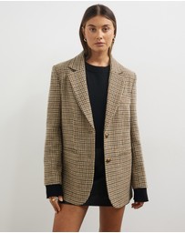 Revibe - Repaired Minima Esenciales Desi Wool Blazer - AU 14