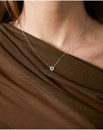 Bianc - Small CZ Star of David Necklace