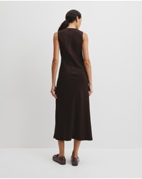 Country Road - Boat Neck Bias Dress