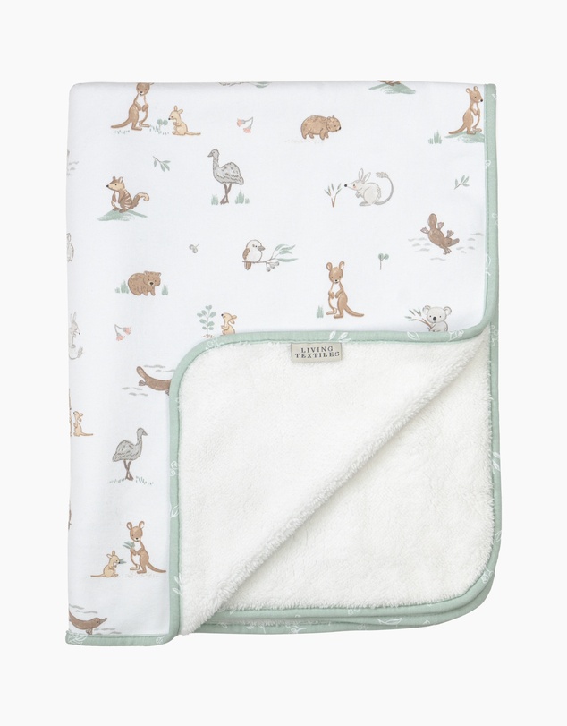 Living Textiles - Sherpa Blanket - Australiana