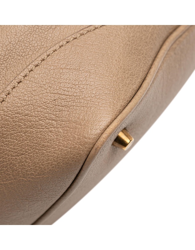 Burberry - Pre-Loved Medium Leather Kirley Satchel
