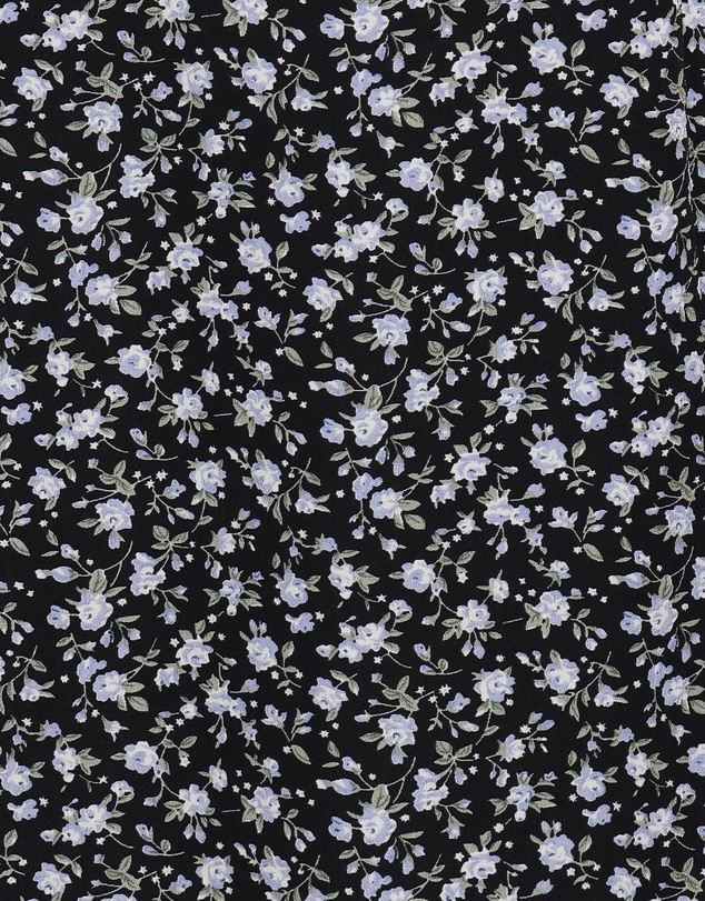 Petal & Pup - Gemima Maxi Dress - Black Ditsy Floral