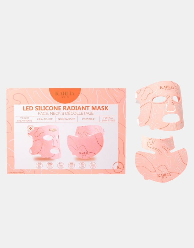 Kahlia Skin - LED Silicone Radiant Mask - Face, Neck & Décolletage
