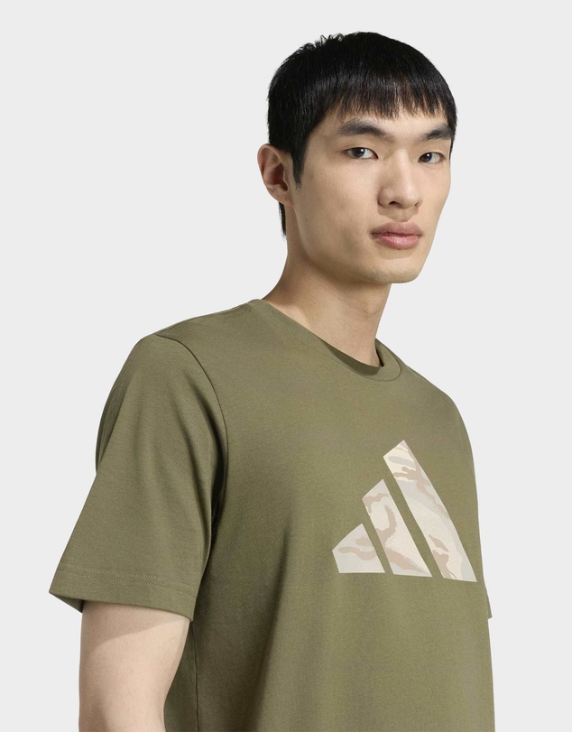 adidas Sportswear - CAMO THREE BAR LOGO GRAPHIC T-SHIRT Mens