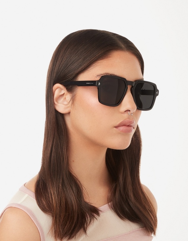 Hawkers Co - HAWKERS - Polarized Black Dark LASH Sunglasses for Men and Women UV400