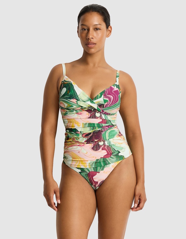 Sea Level Australia - Abyss Cross Front Scoop Back Tankini