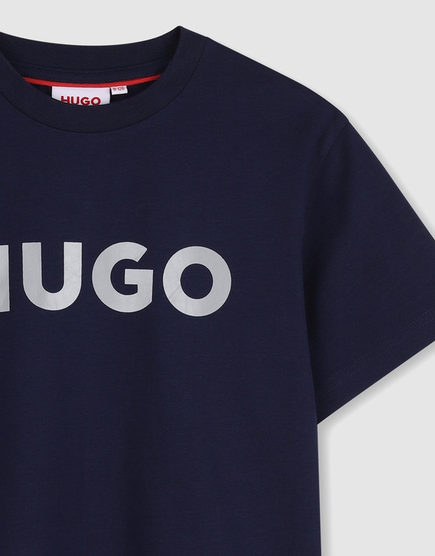 HUGO - Logo Short Sleeve T-Shirt - Kids-Teens