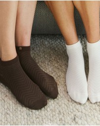 BAHE - Studio Grippy Ankle Socks 2 Pack