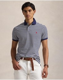 Polo Ralph Lauren - Custom Slim Fit Striped Mesh Polo Shirt