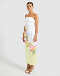 Pasduchas - Cove Strapless Midi Dress