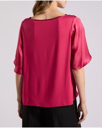 David Lawrence - Amora Silk Mix Top
