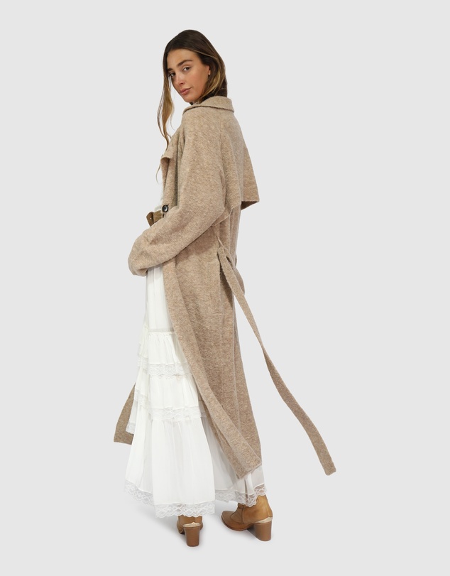 Belle & Bloom - Live in Dream Maxi Trench Cardigan