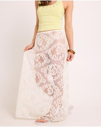 Subtitled - Riza Lace Maxi Skirt
