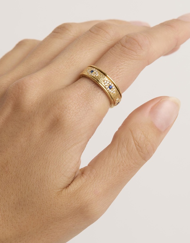 By Charlotte - Gold Trust Spinning Meditation Ring