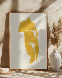 Olive et Oriel - Silhouette Grace by Little Dean Art Print
