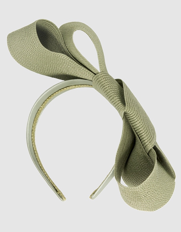 Max Alexander - Olive Bow Racing Fascinator