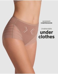 Leonisa - Lace Stripe Undetectable Seamless Shaping Brief