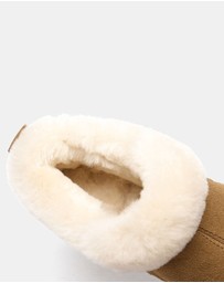 EVERAU - Australian Shepherd Ugg Daley Slipper Cow Suede Upper House Shoes