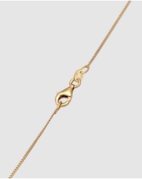 Elli Jewelry - Necklace Pearl Drop 925 Sterling Silver Gold-Plated