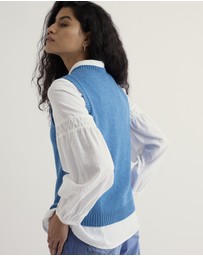 Seasalt - Seasalt Cornwall Blue East View Vest