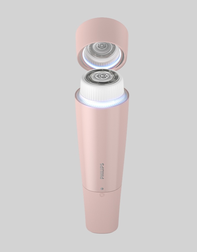 Philips - Facial Hair Remover Series 5000 Light Pink