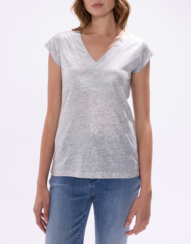 Marcs - Afterglow Foil Linen Tee