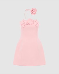 LEO LIN - Roselle Applique Bustier Mini Dress