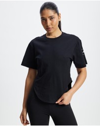 adidas by Stella McCartney - Adidas By Stella McCartney Sportswear Curved Hem T-Shirt