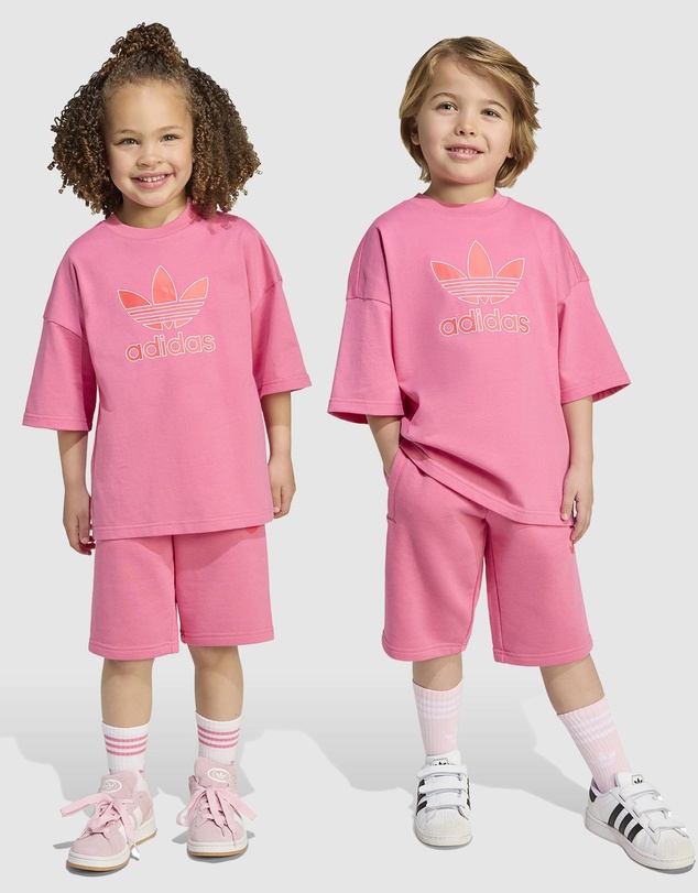adidas Originals - Short Tee Set Big Logo Execution - Kids