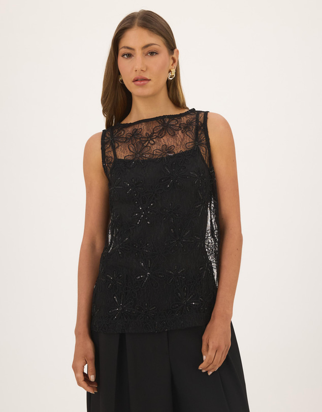 Atmos&Here - Quinn Sequin Tank