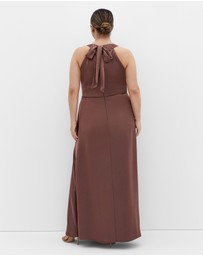 City Chic - Celina Halter Maxi Dress