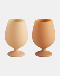 porter green - stemm | silicone unbreakable wine glasses