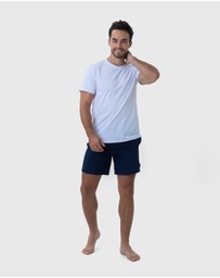 Coast Clothing - Navy Swim Shorts