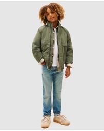 Tommy Hilfiger - Colourblock Fleece-Lined Windbreaker - Kids