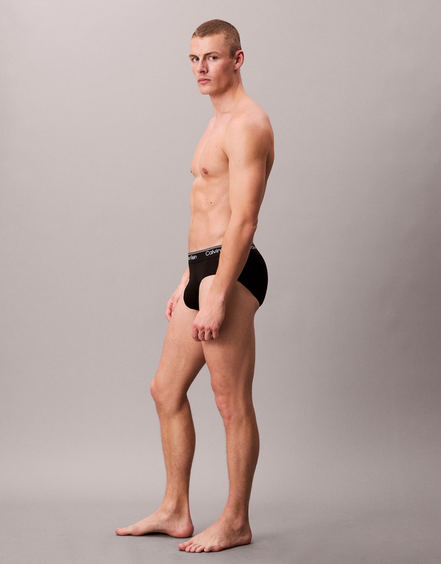 Calvin Klein - Microfibre Stretch 3 Pack Hip Briefs