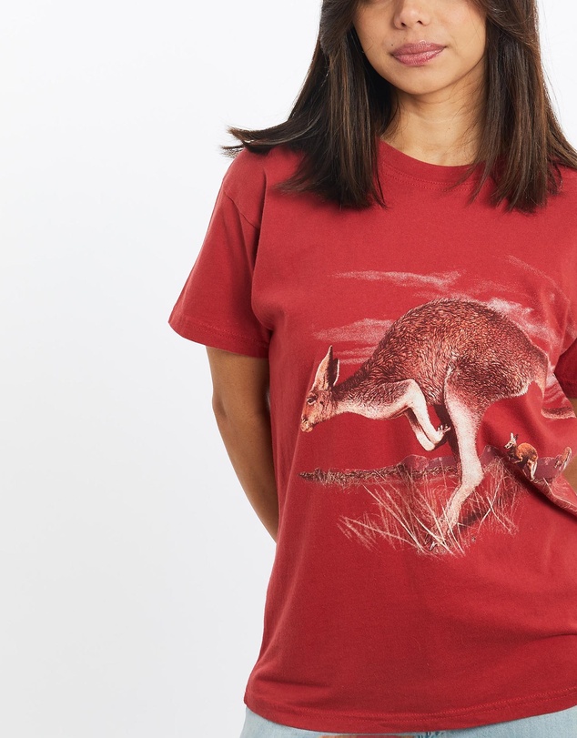Vintage by The Real Deal - Pre Loved - Vintage Kangaroo Wildlife Tee