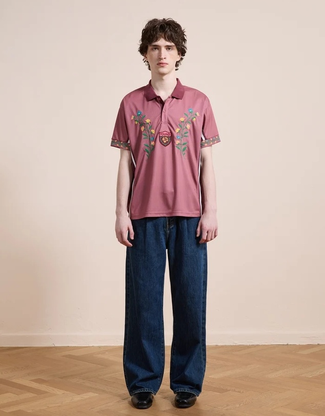 Found - Floral Polo Jersey