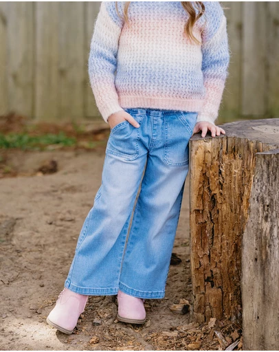Fox & Finch - Girls Denim Pull On Jeans 3-7 Yrs