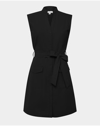 Forcast - Kiran Utility Tie Dress