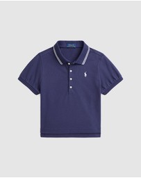 Polo Ralph Lauren - Boxy Stretch Mesh Polo Shirt - ICONIC EXCLUSIVE - Kids-Teens
