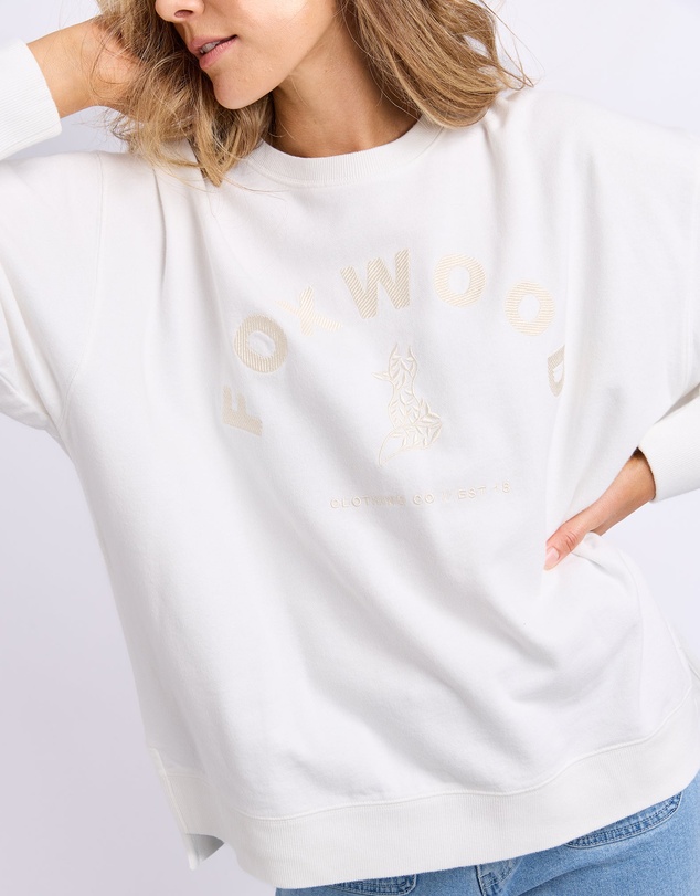 Foxwood - Effortless Crew Vintage White