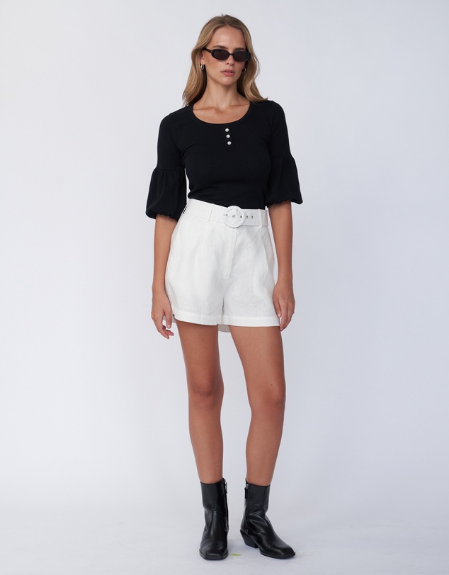 Amelius - Frances Three Quarter Puff Sleeve Knit